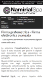 Mobile Screenshot of firmagrafometrica.it